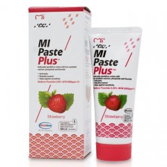 MI Paste Plus Strawberry 1/Pk. Topical Tooth Cream with Calcium, Phosphate and 0.2% Fluoride. 1 Tube